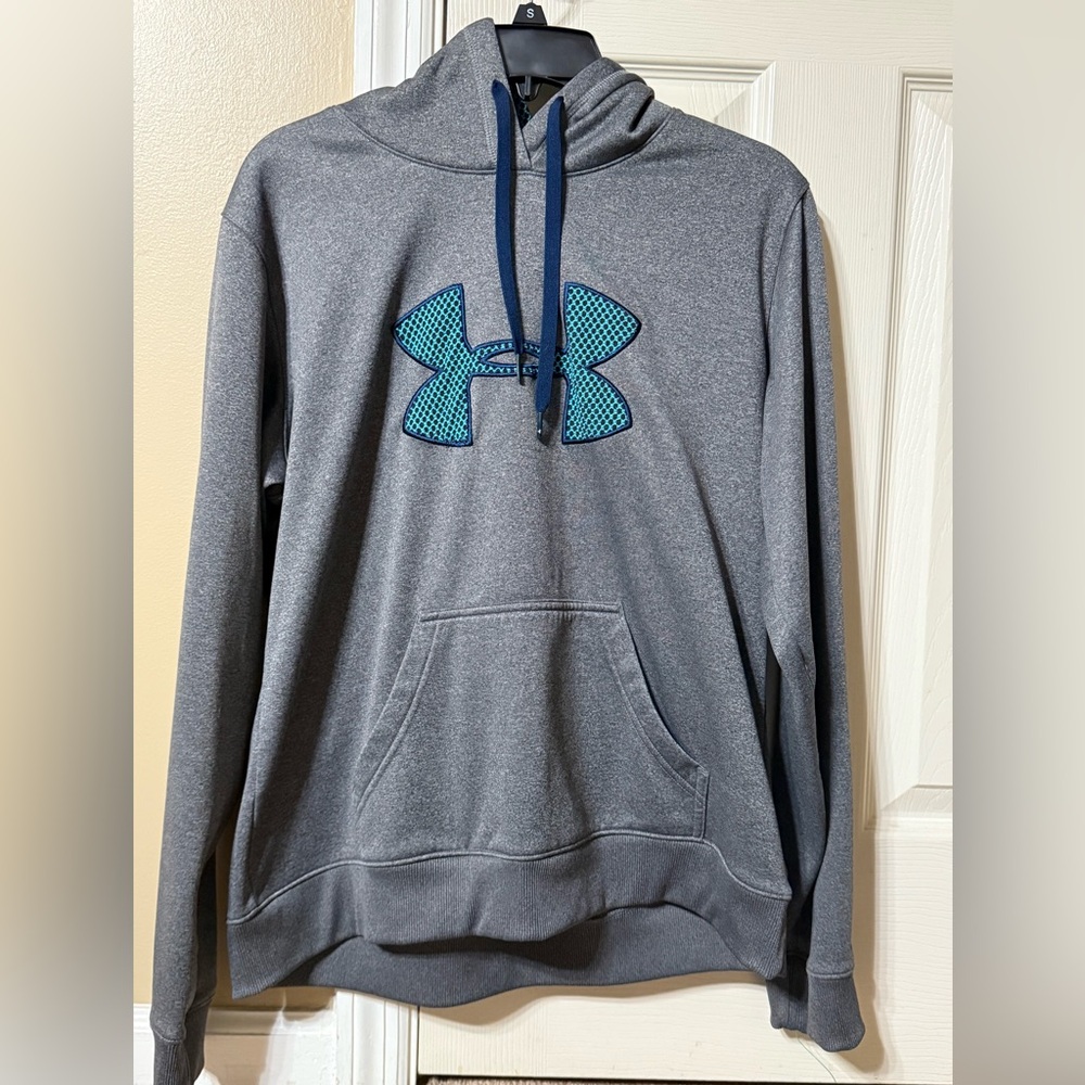 Under Armour Gray and Blue Sweater with Logo